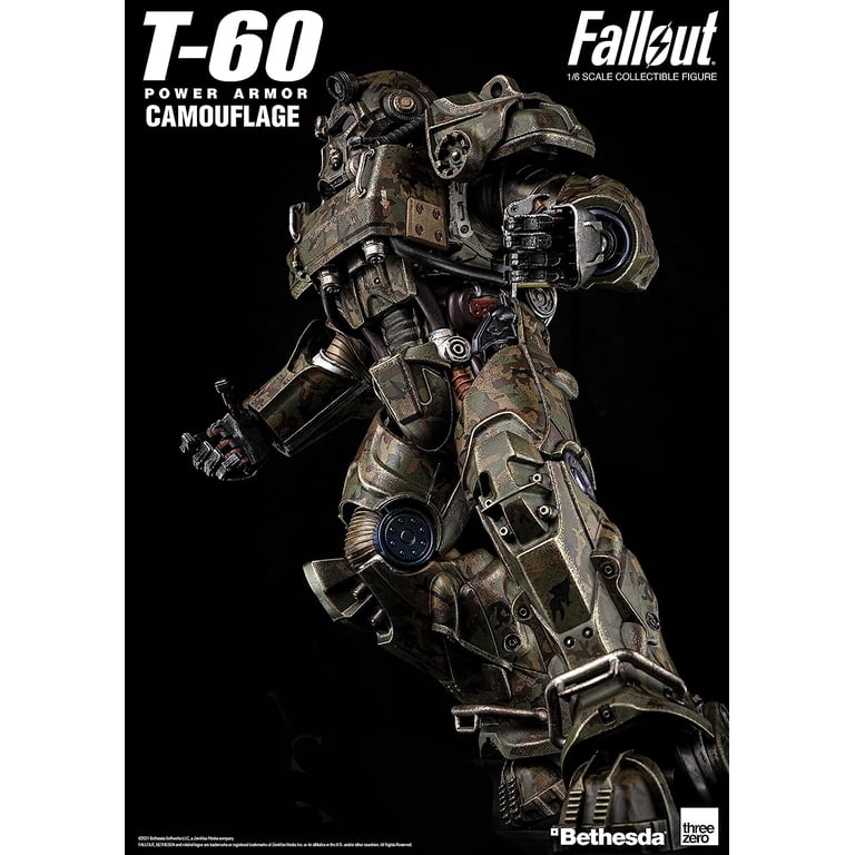 THREEZERO - Fallout T-60 Camouflage Power Armor 1/6 Scale Figure