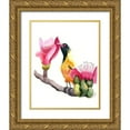 thumbnail image 1 of Shefranov, Olga 12x14 Gold Ornate Wood Framed with Double Matting Museum Art Print Titled - Pink Beak, 1 of 4