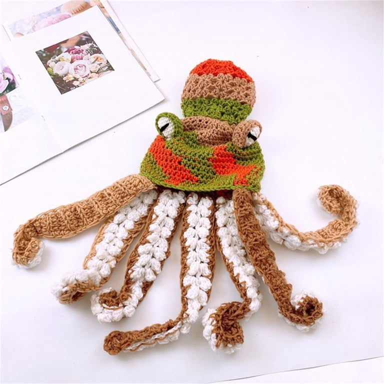 Generic Crochet Octopus Knitted Hat, Hand Knitting with  display picture 3