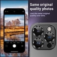 thumbnail image 3 of ELEHOLD for iPhone 15 Pro Camera Lens Protector, Case Friendly Scratch Resistant Metal Camera Cover with 9H Tempered Glass Lens Protector Rings Accessories for iPhone 15 Pro - Black, 3 of 8