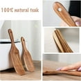 thumbnail image 4 of Under 10 Tableware 3PCS Kitchen Wooden Spurtle Set Wood Kitchen Cooking Utensils Set Include Wooden Spatula Slotted Spatula Small Shovel, 4 of 4