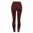 thumbnail image 7 of Hvot&aat Women's Halloween Striped Leggings Sports Fitness Pants Halloween Christmas Costume Pantyhose Stretch Yoga Pants, 7 of 7