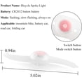 thumbnail image 2 of 4 x Lumière de Roue de Vélo LED, Lumière de Roue de Vélo LED Étanche avec 3 Modes Clignotants Lampe de Roue de Vélo pour Adulte et Enfant - Rouge, 2 of 5