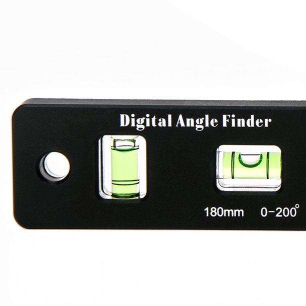Buscador De Ángulo Nivel electrónico del goniómetro del inclinómetro del buscador del ángulo del transportador de 180m m Digital Likrtyny Para estrenar