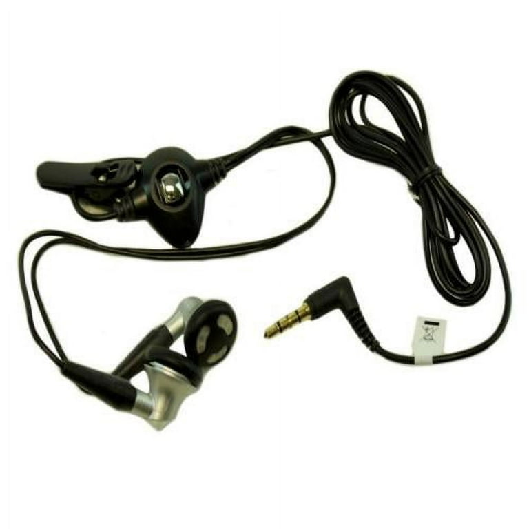 Original BlackBerry Wired Stereo headset, 3.5mm, Black (Universal