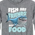 thumbnail image 3 of Finding Nemo - Fish Are Friends Not Food - Toddler And Youth Long Sleeve Graphic T-Shirt, 3 of 5