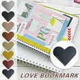 thumbnail image 2 of Wovilon Tools Home Improvement Leather Bookmark Heart-Shaped Page, Handmade Bookmark, Heart-Shaped Page Corner , Cute Bookmarks Accessories For Women Present Reading Book Lovers, 2 of 9
