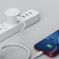 thumbnail image 4 of Onn Fast Charge Type A USB-C Wall Charger with 20W Power Delivery, Compatible for Power Delivery-Enabled Samsung, Sony, LG, iPhone & iPad Models, White, 4 of 4