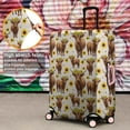 thumbnail image 4 of Beige Highland Cow Sunflower Pattern Luggage Cover Fashion Suitcase Cover Baggage Covers Fit 25-28 Inch Luggage (Go Travel), 4 of 5