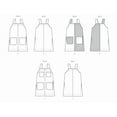 thumbnail image 3 of Simplicity Sewing Pattern 3174 - Children's and Girls Learn to Sew Jumpers, Size K5(7-8-10-12-14), 3 of 3