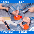 thumbnail image 4 of Tooloton 12 Pack Vacuum Storage Bags, 3 Jumbo, 3 Large, 3 Medium, 3 Small, 4 of 6