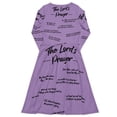 thumbnail image 2 of The Lord's Prayer I Premium Long Sleeve Midi Dress, 2 of 6