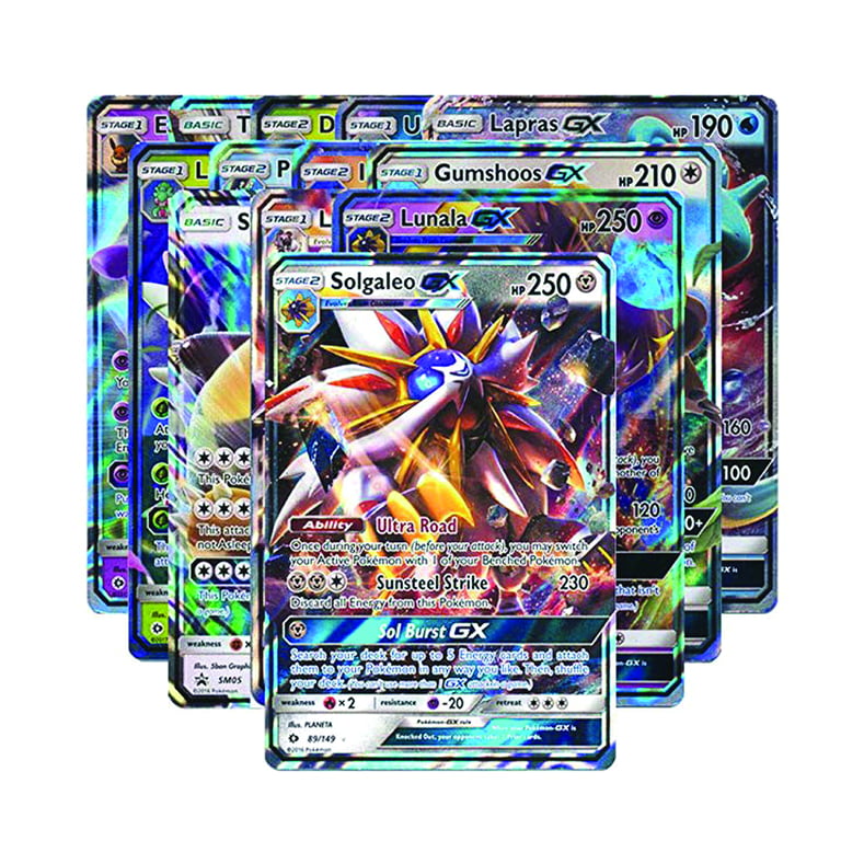 Pokemon GX Guaranteed with Booster Pack, 6 Rare Cards, 5 Holo/Reverse Holo  Cards, 20 Regular Pokemon Cards, Deck Box and 1 Top Cut Central Exclusive  Dice 