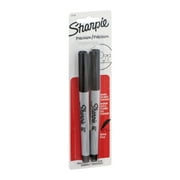 Sharpie Permanent Marker, Ultra Fine Point, Black, 2pk