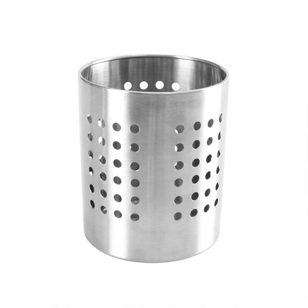 4 1/2"X5 1/2" Flatware Holder, Stainless Steel