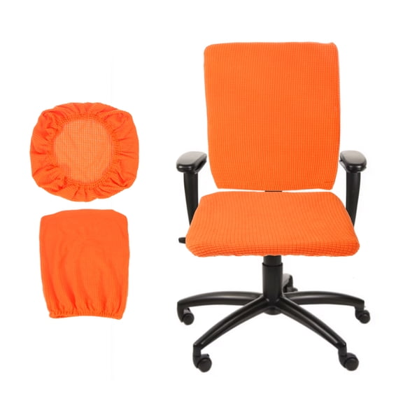 Office Chair Cover, Desk Chair Cover Stretch Slipcover for Home Office Desk Chairs Red