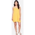 thumbnail image 1 of Vestido sin mangas Hurley Claire Rib para mujer miel dorado S, 1 of 5