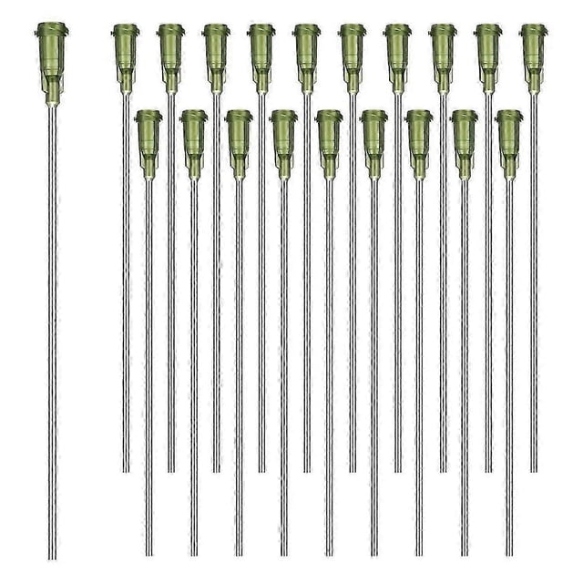 20 PCS 14g Blunt Tip Needle 4 Inch Blunt Tip Dispensing Needle for Industrial Use