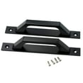 thumbnail image 4 of Manija de puerta corrediza de granero de acero al carbono, 4 Uds., tirador de puerta de madera, 19,6 cm, perfecto para puertas corredizas de madera, armarios y armarios, 4 of 5