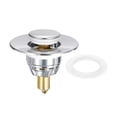 thumbnail image 4 of Uxcell Bathroom Sink Stopper for 1.34"-1.57" 50x33mm Stainless Steel Sink Plug Anti-Backflow Sink Filter, 4 of 6