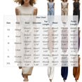 thumbnail image 3 of SOOMLON Travel Outfits for Women 2 Piece Sets Crew Neck Sleeveless Tie Tees Pleats Pants with Pockets 2 Piece Sets, 3 of 6