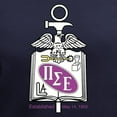 thumbnail image 3 of CafePress - Pi Sigma Epsilon Colored Crest T Shirt - Women's V-Neck Dark T-Shirt, 3 of 4