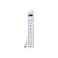 thumbnail image 1 of CyberPower CSB606W - Essentiel - Parasurtenseur - AC 125 V - Connecteurs de Sortie : 6 - Blanc, 1 of 7