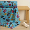 thumbnail image 4 of Soimoi Cotton Voile Fabric Mushroom,Grapes & Fresh Printed Fabric 1 Yard 56 Inch Wide, 4 of 7