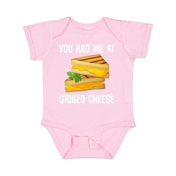 Inktastic You Had Me at Grilled Cheese Sandwich Boys or Girls Baby Bodysuit