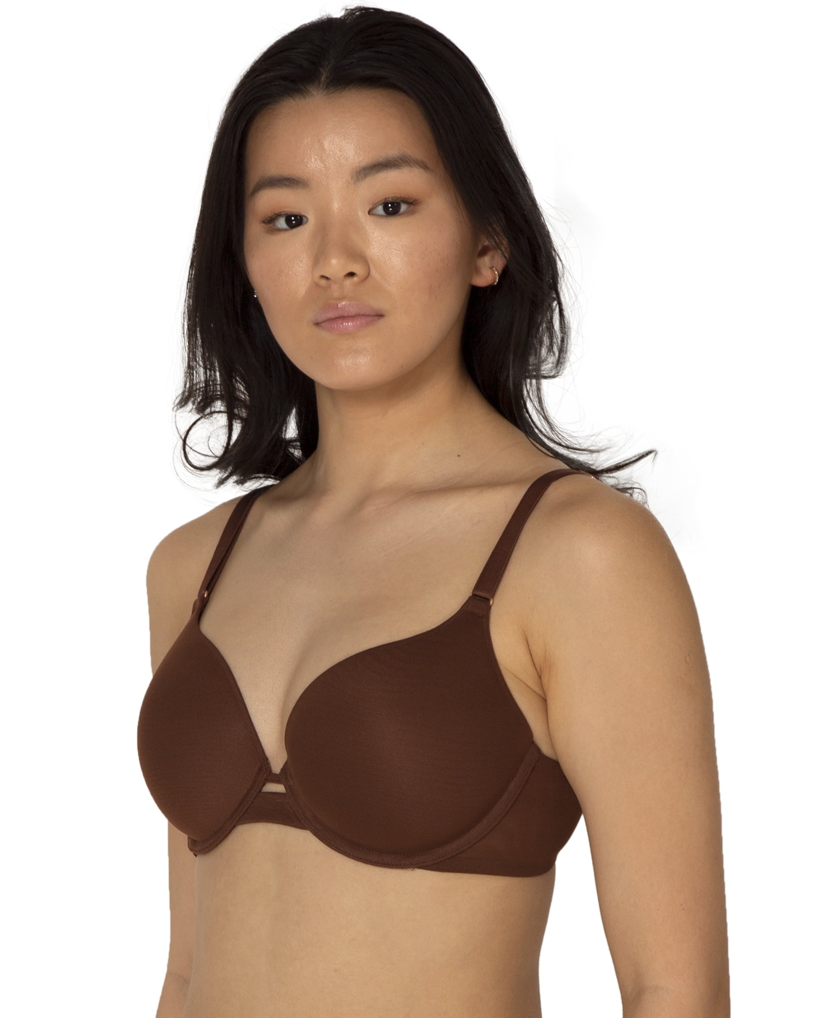 Smart & Sexy Women's Everyday Invisible Full Coverage T-Shirt Bra
