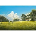 thumbnail image 2 of Nawrocke, Bruce 14x11 Gold Ornate Wood Framed with Double Matting Museum Art Print Titled - Crane Field, 2 of 4