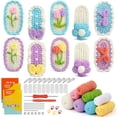 thumbnail image 1 of DIY Hairpin Non-Finished Material Package Knitting Tool Knitting Crochet Hook for Beginners with Step-By-Step Instructions Craft, 1 of 7