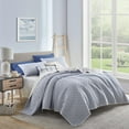 thumbnail image 5 of Wonderful Bedding Modern Yarn Dyed Striped Quilt 5-Piece Set, 5 of 7