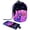 Multicolor 2, variant on PhooArto Large Barrel Drawstring Makeup Bag, Colorful Rainbow Swirl Travel Cosmetic Bag Portable Make Up Organizer Bag