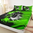 thumbnail image 3 of Castle Fairy Motocross Motorbike 4pcs Bed Sheets,Graffiti Splash King Sheets,Extreme Sport Super Cozy Sheet Set,Lightweight Abstract Room Decor, 3 of 7