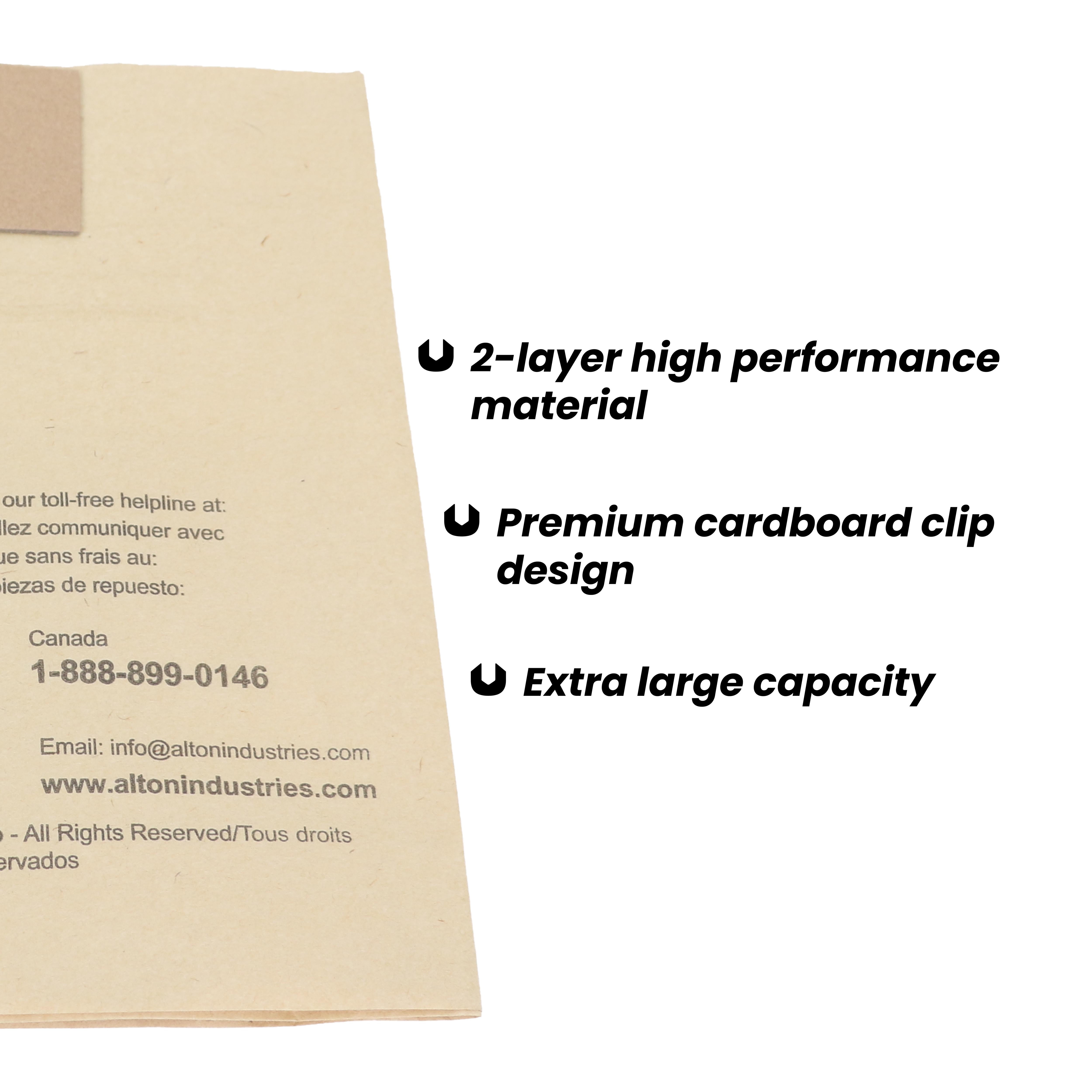 Universal Standard Disposable Filter Bag, 2-Pack, Fits 3 Gallon Wet/Dry Vacuums