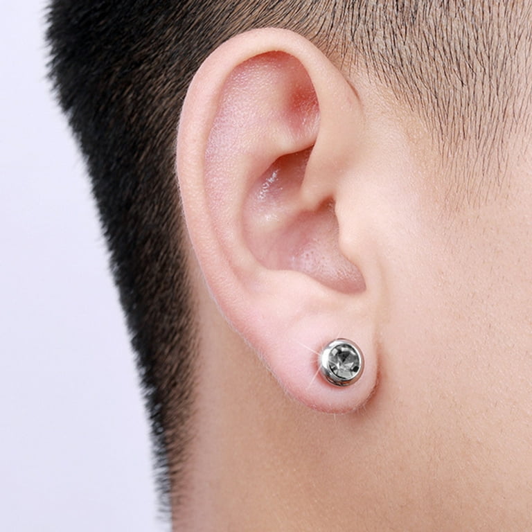 8mm earrings on ear sale