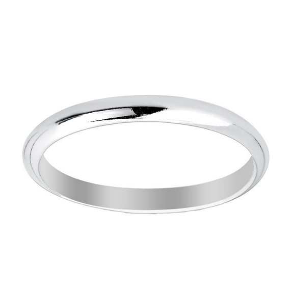 Sterling Silver High Polished 2mm/3mm/4mm/5mm/6mm/7mm/8mm/9mm Women and Men's Wedding Engagement Band Ring