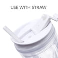 thumbnail image 6 of Cupture Crystal Click & Seal Shake Tumbler Cup for Hot or Cold Drinks - 22 oz (Clear Diamond), 6 of 10