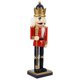thumbnail image 3 of Adorno de cascanueces, marioneta navideña, decoración de Navidad, estatua de cascanueces de madera, 3 of 7