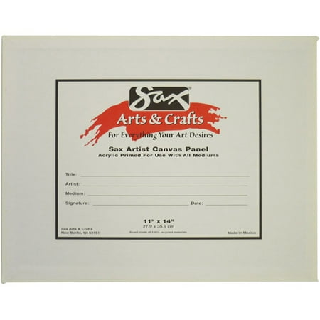 Creative Mark Canvas Panel - Sax Genuine Canvas Panel, White, 11