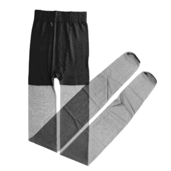 Medias para mujer Salvador medias de purpurina negro