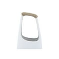 thumbnail image 6 of Bloomingville Stoneware Vase with Rattan Wrapped Top Handle, White, 6 of 8
