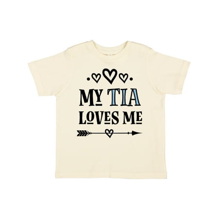 

Inktastic My Tia Loves Me Childs Gift Toddler Toddler Girl T-Shirt