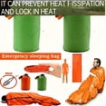 thumbnail image 4 of Portable Waterproof Emergency Survival Sleeping Bag Outdoor Edc Camping Gear Thermal Sack First Aid Rescue Kit Mylar Blanket, 4 of 8