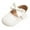 White, variant on WEIYLL Girls Athletic Shoes Patent Leather Cute Bow First Walk Hook Loop Black Baby Sports Shoes