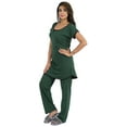 thumbnail image 4 of Bimba 2pc Pajama Set For Women 100% Cotton Nightwear Set Plain Sleepwear, 4 of 7