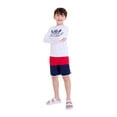 thumbnail image 4 of U.S Polo Assn. Boys Long Sleeve Hooded Flag Graphic Rashguard, Sizes 4-18, 4 of 5