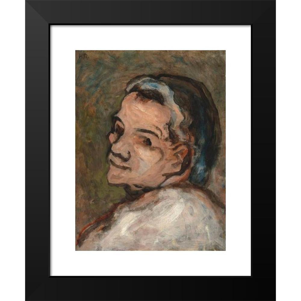 Honoré Daumier 15x18 Black Modern Framed Museum Art Print Titled - Scapin's Head (circa 1850)