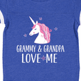 thumbnail image 4 of Inktastic Grammy and Grandpa Love Me Girl Unicorn Girls Baby Bodysuit, 4 of 5